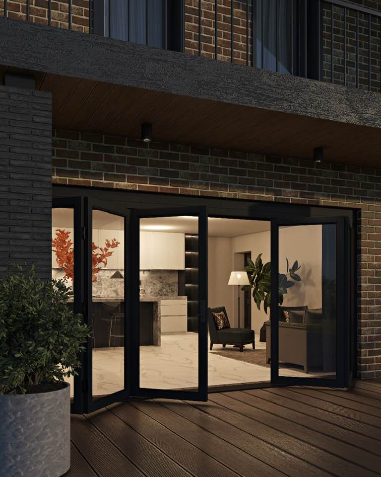 4-panel bi-folding doors