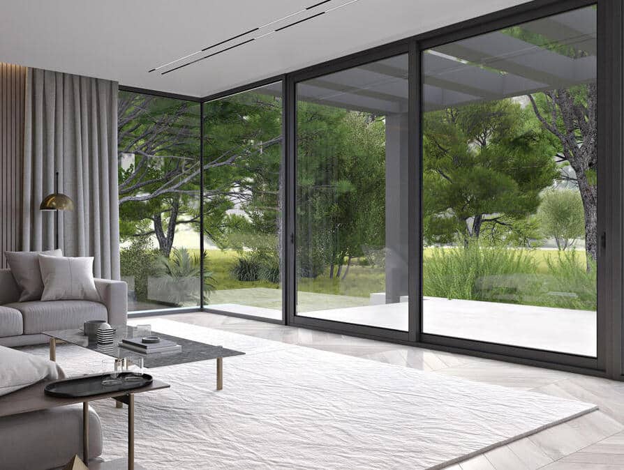 large sliding patio doors