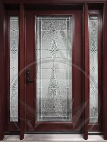 Diamanti decorative glass door