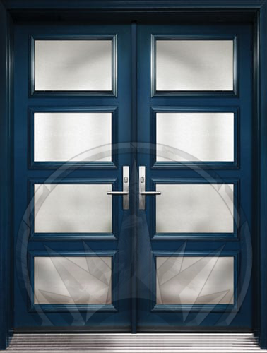 Grain/Screen/Corduroy decorative glass door